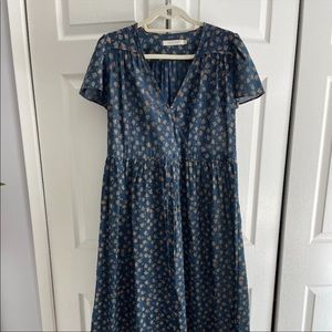 Christy Dawn Dress Navy Poppy
